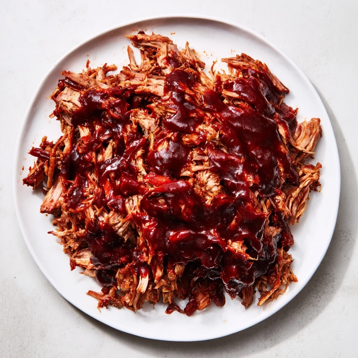 Juicy 5-Ingredient BBQ Pulled Pork, a slow-cooked masterpiece ready to be pulled apart with forks.