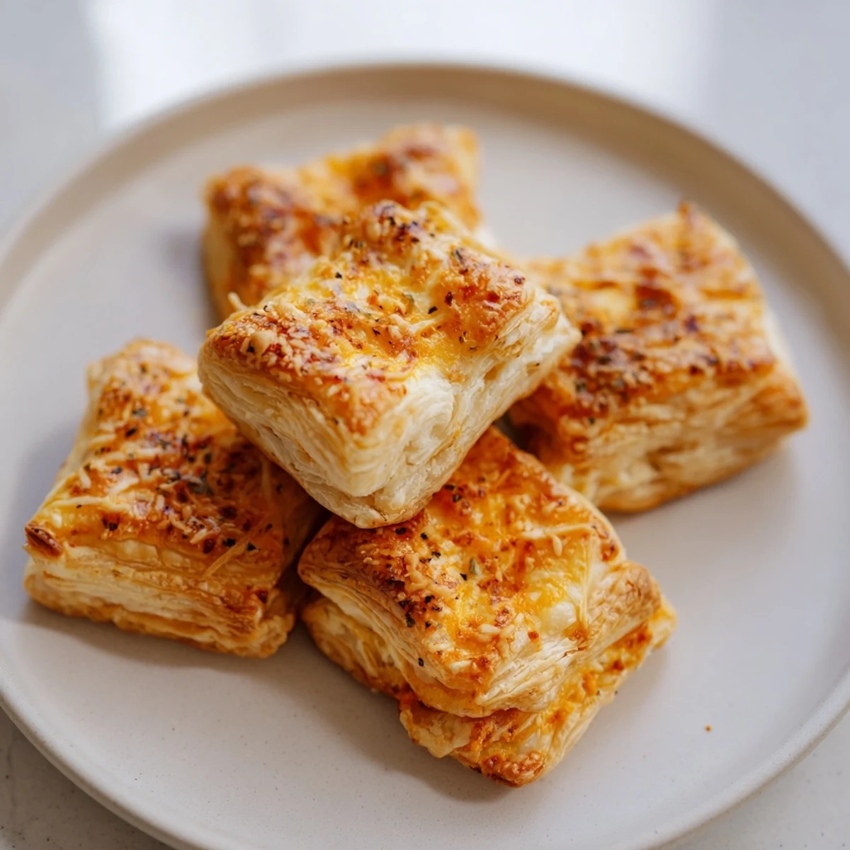 Cheese and Spice Puff Bites