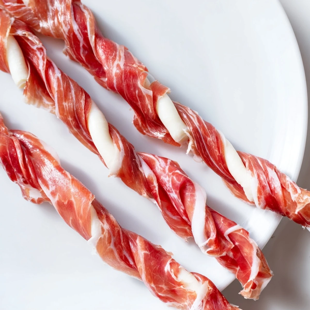 Savory The Nautical Knot appetizer: braided prosciutto-wrapped cheese, ready as a pizza crust.
