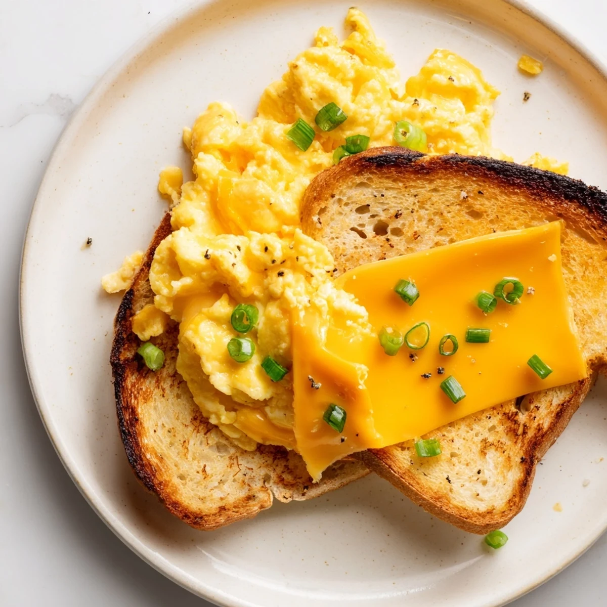Golden, melty cheese oozes from a delicious One-Pan Egg Breakfast Sandwich, perfect for a quick breakfast.