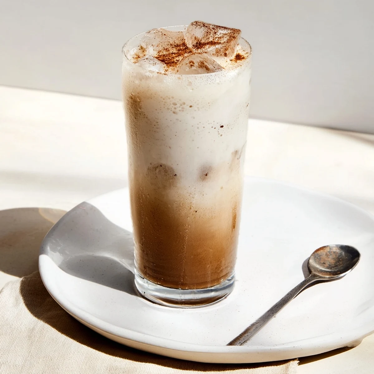 Frothy, blended Proffee Power Blend: a quick and delicious high-protein, energy-boosting beverage.