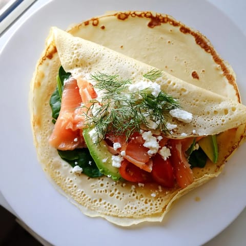 Blender Egg Crepe Wrap