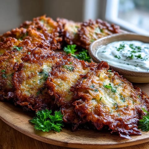 Cabbage Fritters With Dipping Sauce