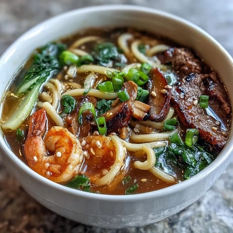Mini hot pot bowls filled with noodles, tender beef, and fresh vegetables in savory broth, ready for interactive cooking at the table.
