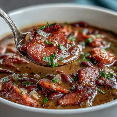 Hearty Ham Red Bean