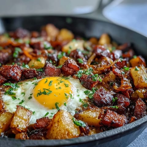 Corned Beef Hash Skillet