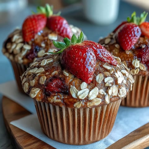 Strawberry Greek Yogurt Oats