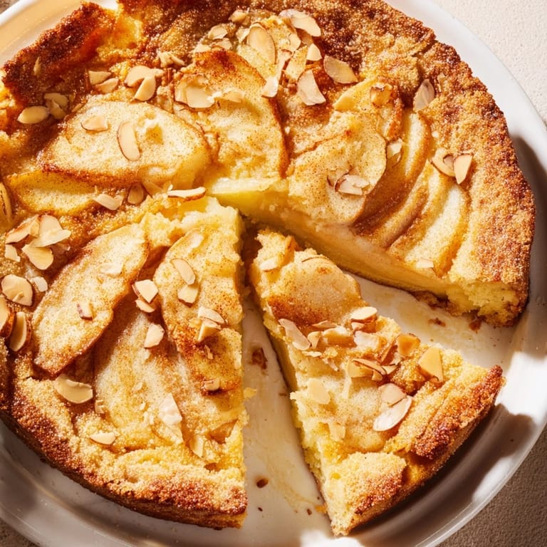 This easy Rustic Crustless Apple Pie boasts tender apples in a creamy custard; a perfect fall treat!