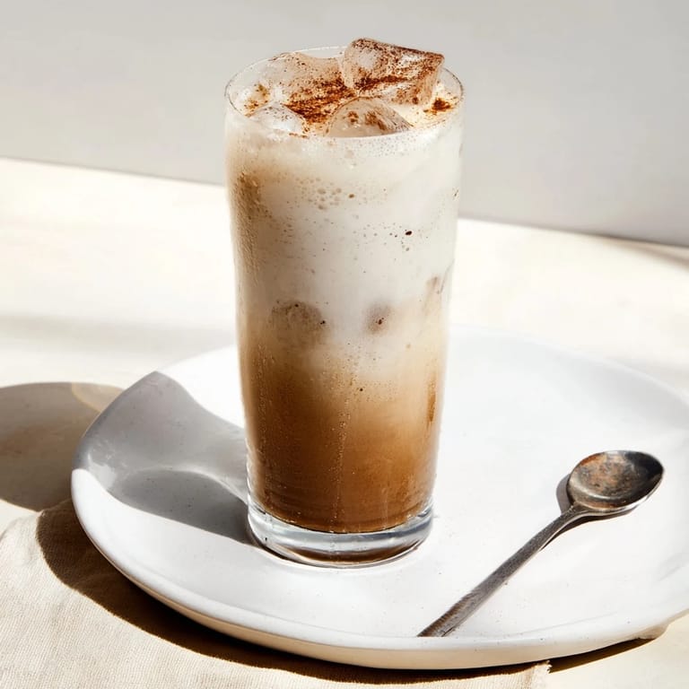 Frothy, blended Proffee Power Blend: a quick and delicious high-protein, energy-boosting beverage.