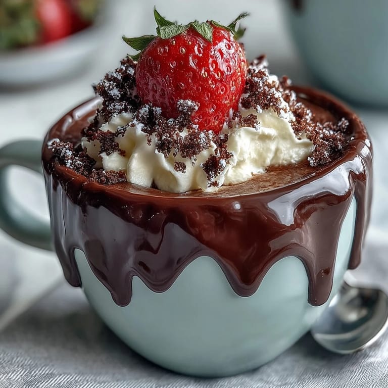 Rich chocolate cups layered with silky strawberry cream and sprinkled with crumbled Lotus Biscoff cookies for a Middle Eastern-inspired treat.